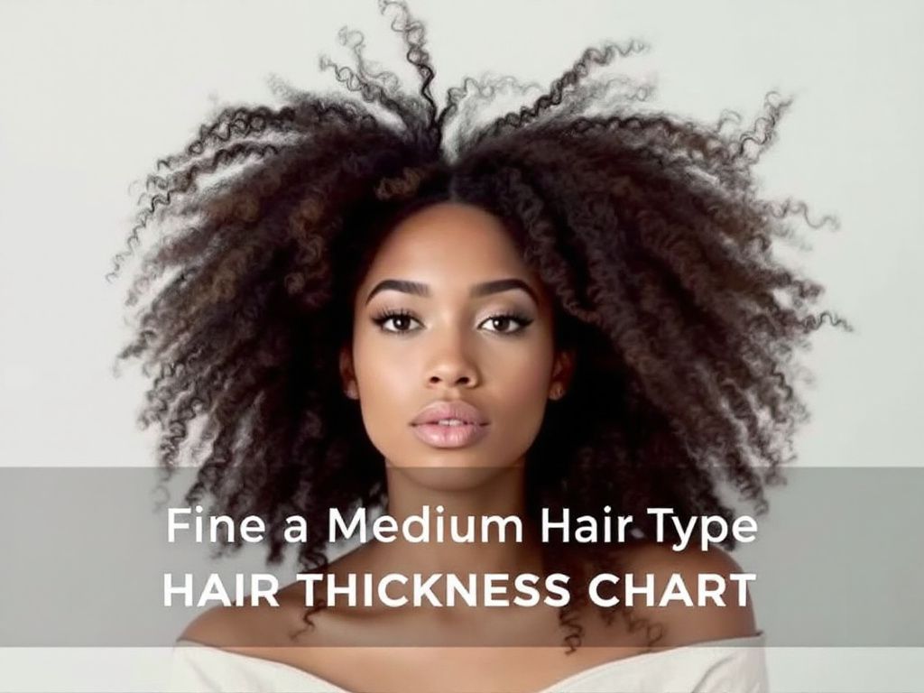 hair thickness chart