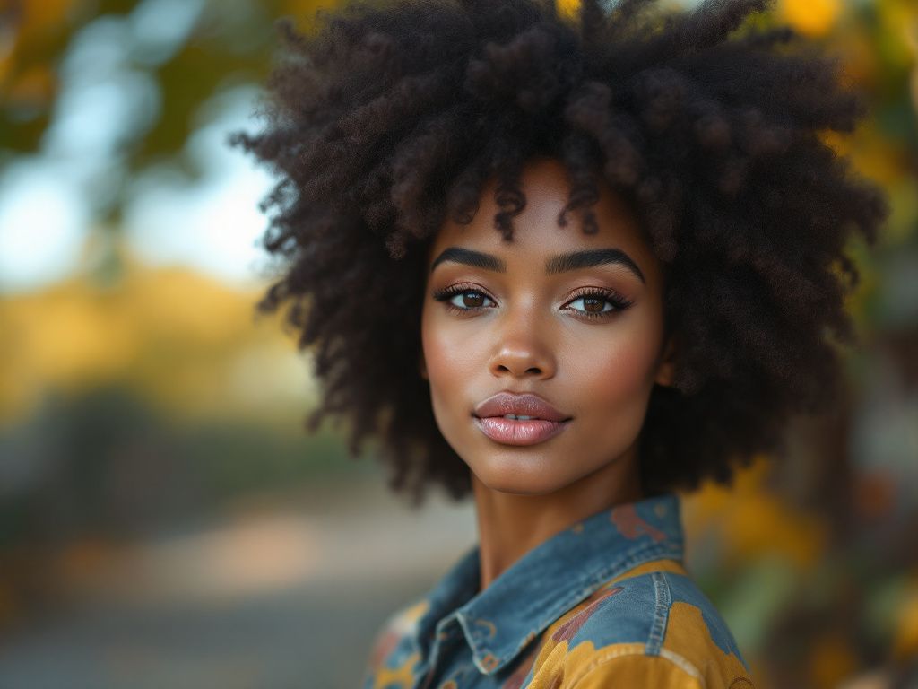 natural hairstyle for black women