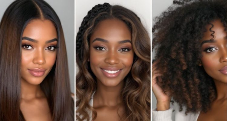 types of human hair