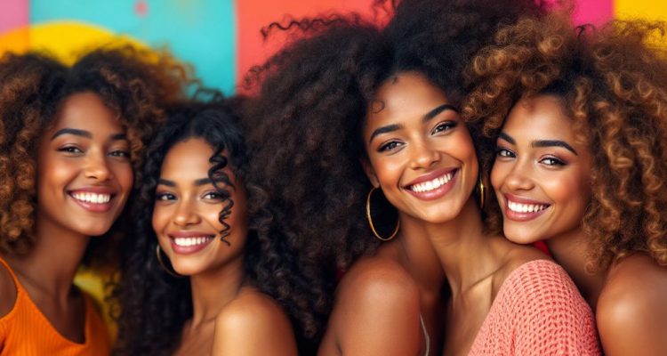 different types of natural curly hair