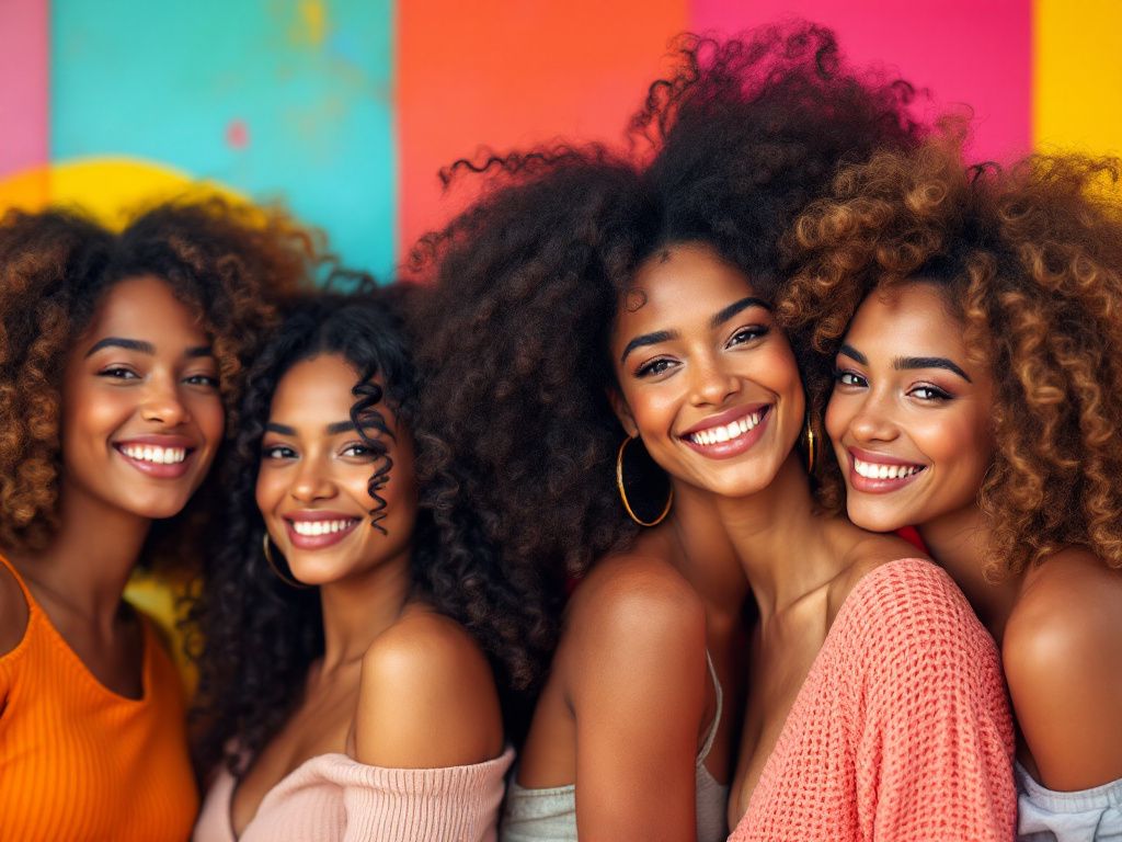different types of natural curly hair