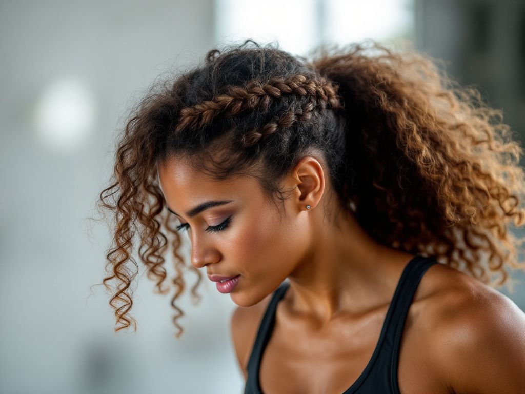 curly hair athletes