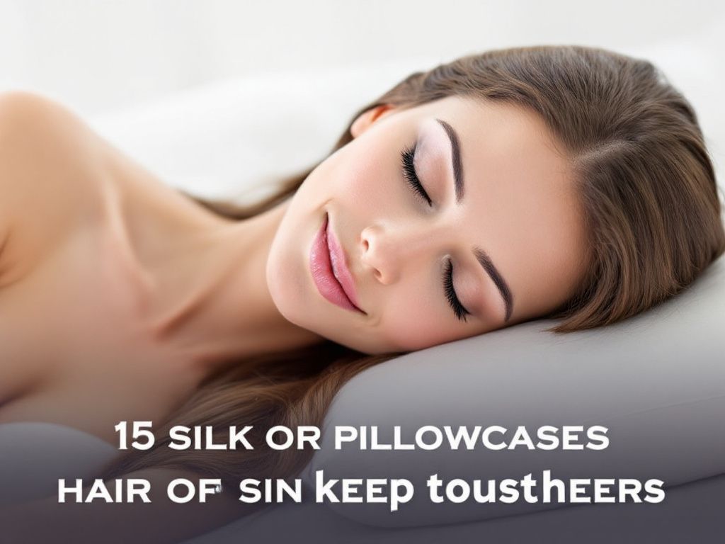 silk pillowcase hair