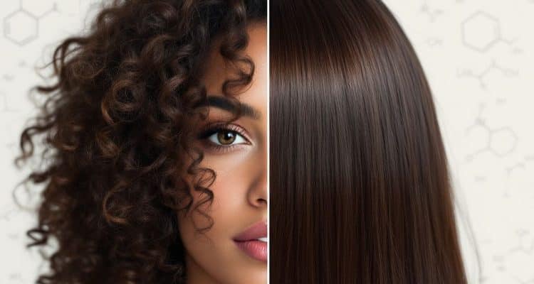 hair chemical processes, texture alteration