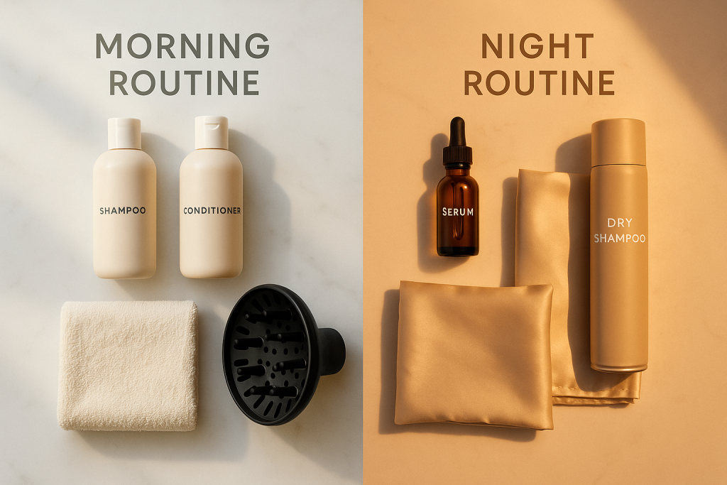 Morning vs Night Wash: Which Is Better for Your Hair Type