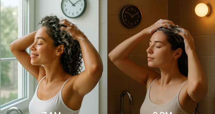 Morning Hair Care Routine
