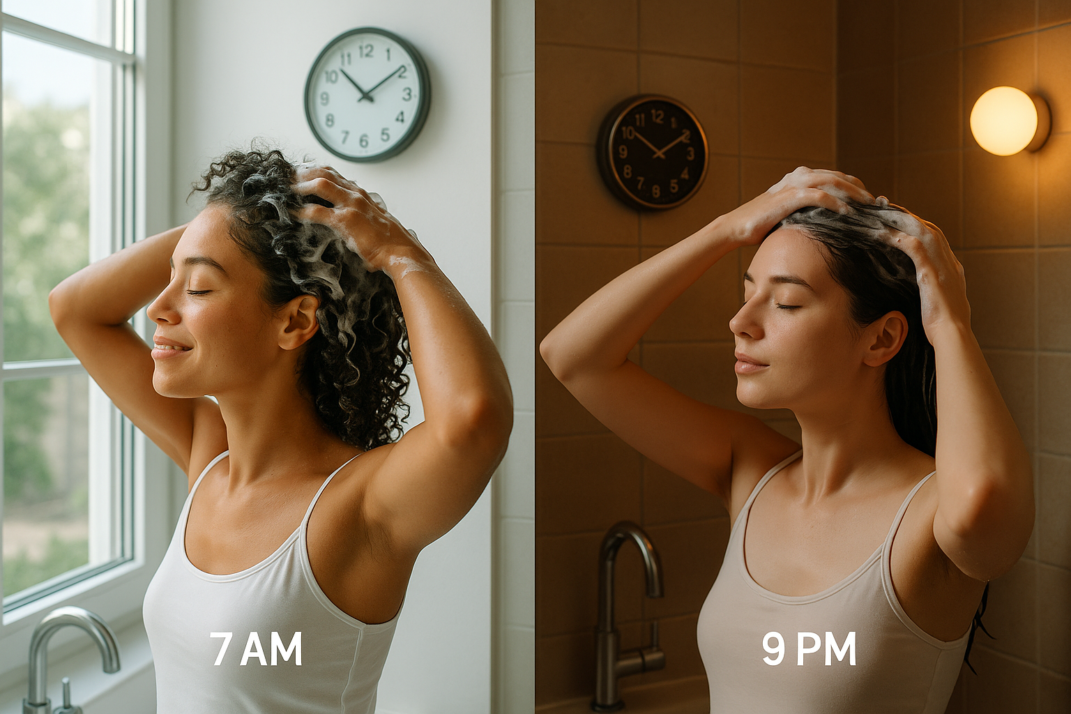 5 Powerful Reasons Why Morning vs Night Wash Can Change Your Hair Type’s Health