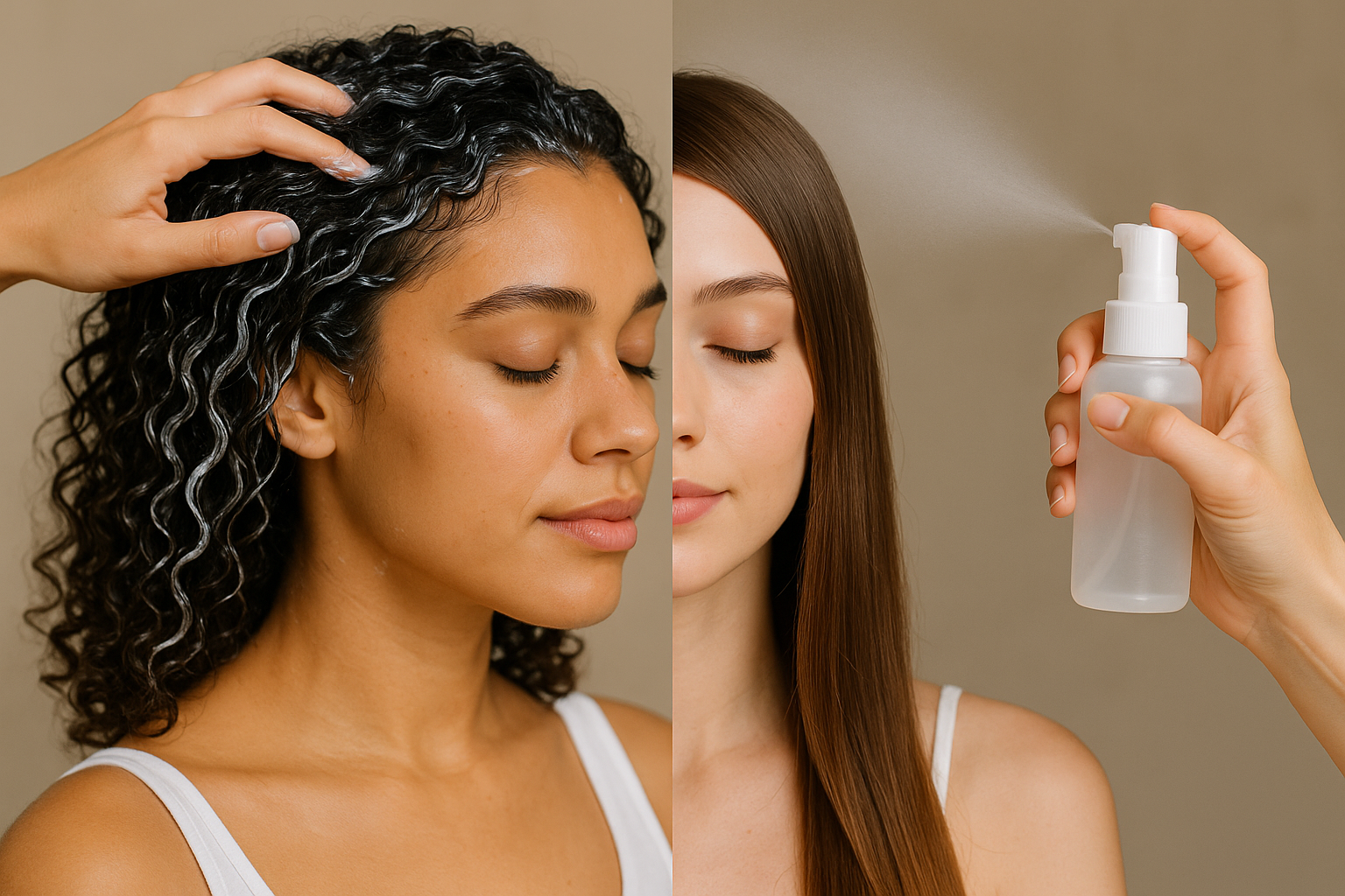 Moisture Balance 101: Keep Curly Hair Hydrated & Straight Hair Light