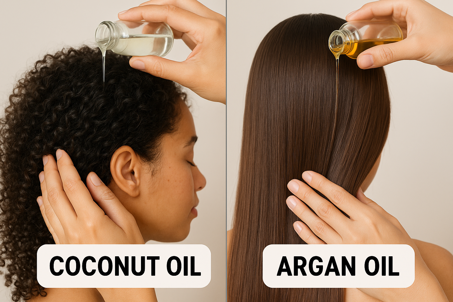 Natural Oils 101: Daily Haircare for Curly vs Straight Hair