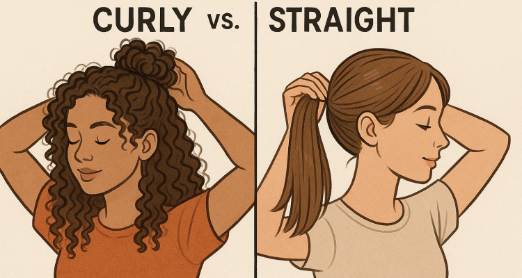 5 Effortless Everyday Hairstyles for Curly vs Straight Hair