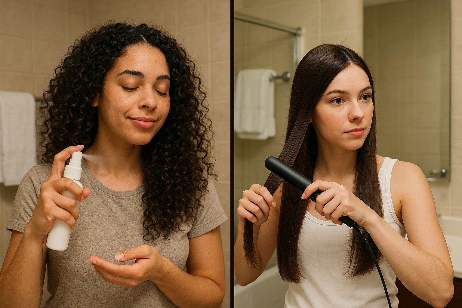 5 Essential Travel Tips for Curly vs Straight Hair: Routine Adjustments on the Go