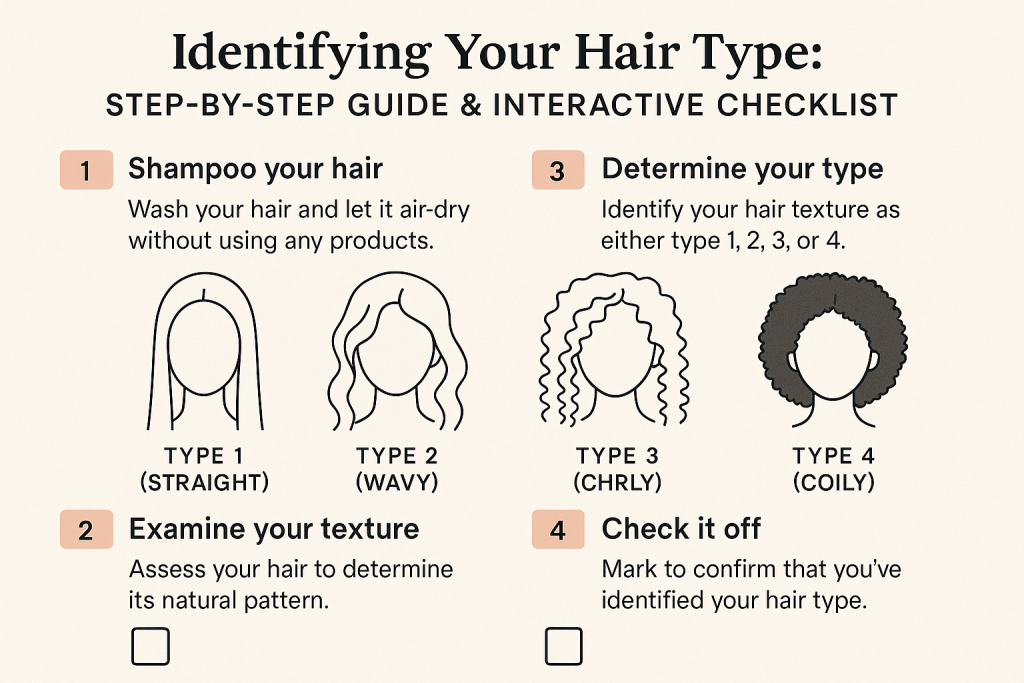 Identifying Your Hair Type: Step-by-Step Guide & Interactive Checklist