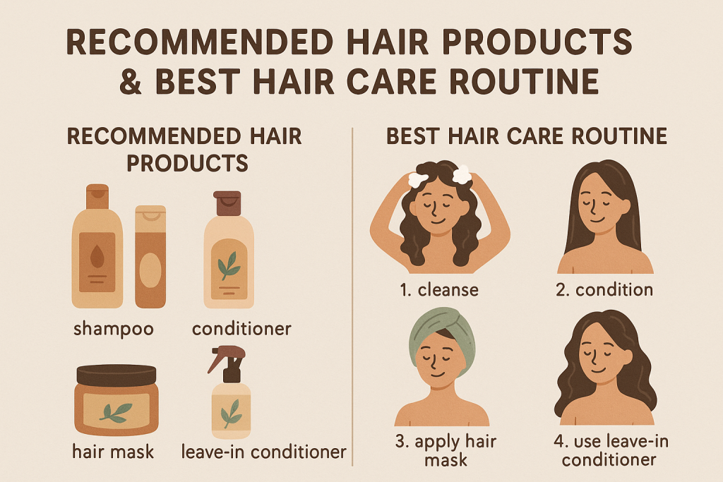 Recommended Hair Products & Best Oily Hair Care Routine