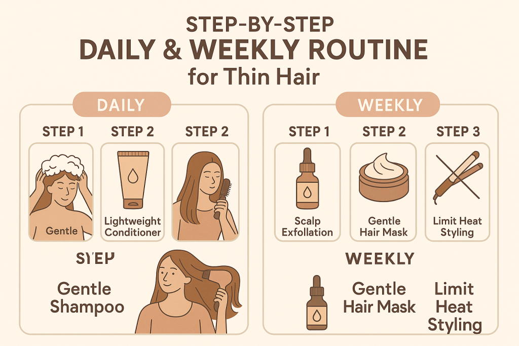 Infographic: Step-by-Step Daily & Weekly Routine